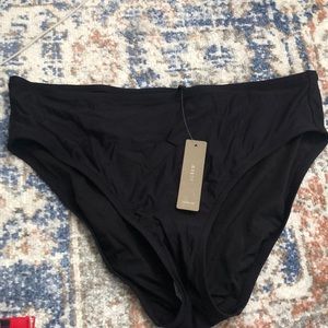 J.Crew NWT black bathing suit bikini brief